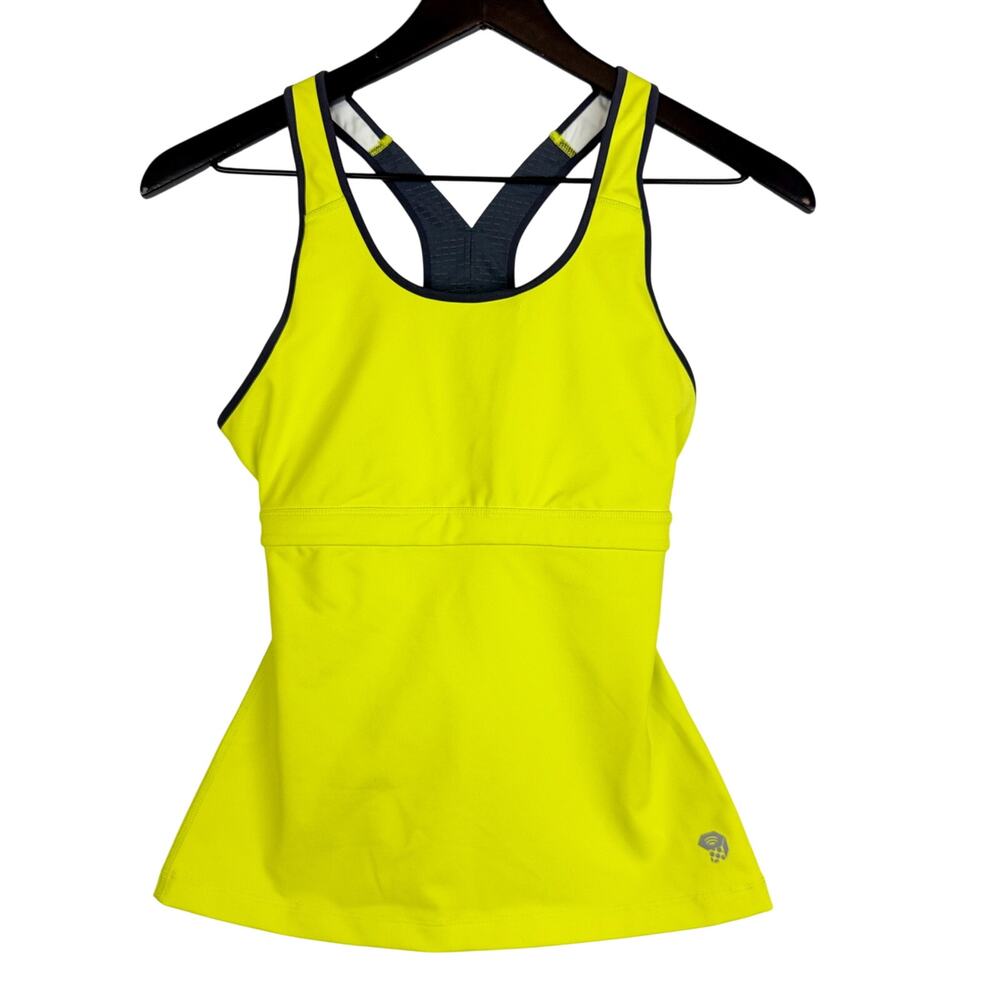 Mountain Hardwear Womens Tank Top Racerback Bright Yellow - XS